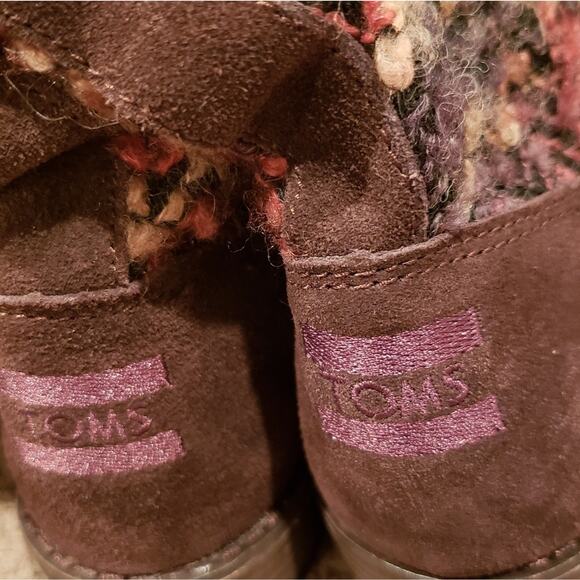 NWT Toms sweater mid-calf boots sz 8, brown - Picture 2 of 3
